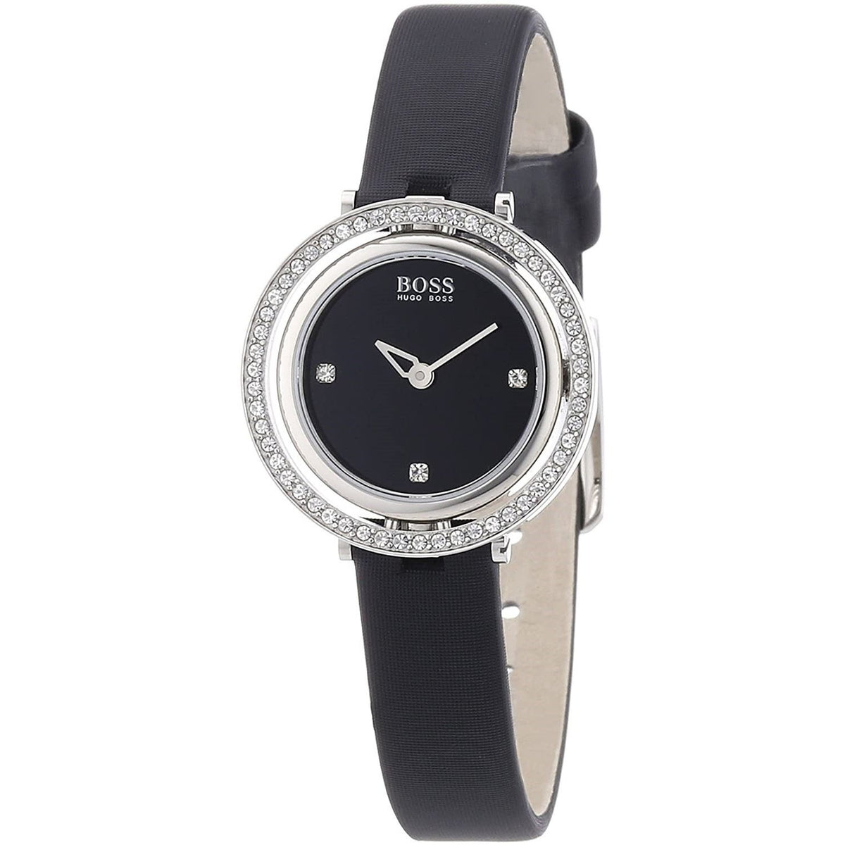 Hugo Boss Women&#39;s 1502279 Classic Black Leather Watch