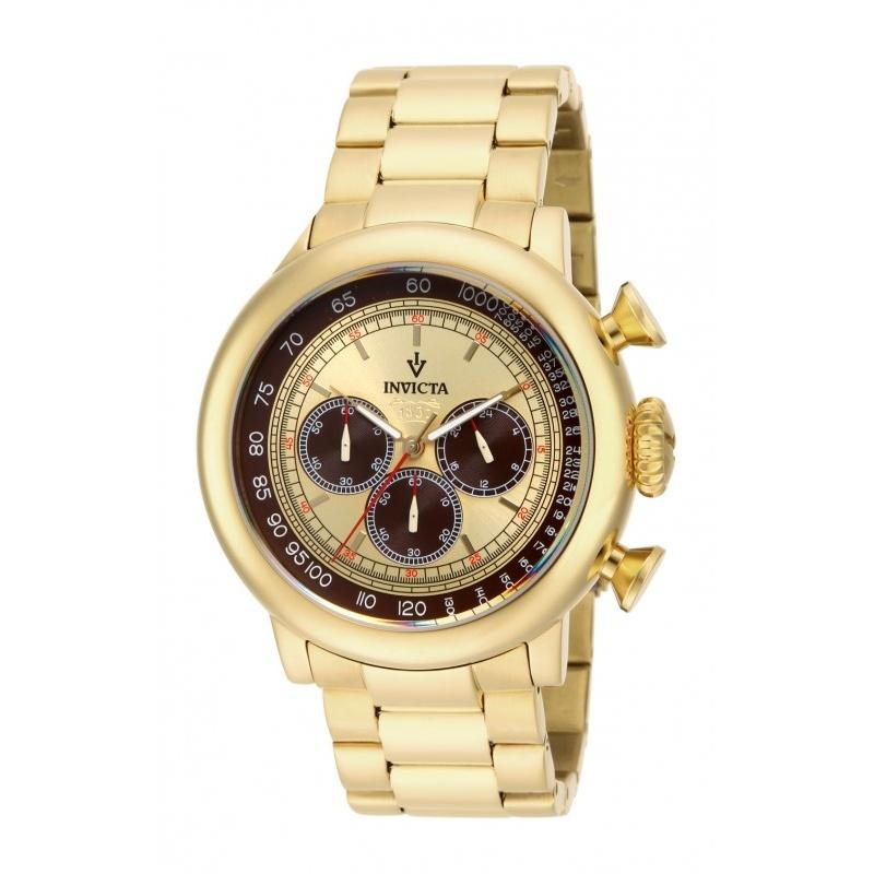 Invicta Men's 15064 Vintage Multi-Function Gold-Tone Stainless Steel Watch