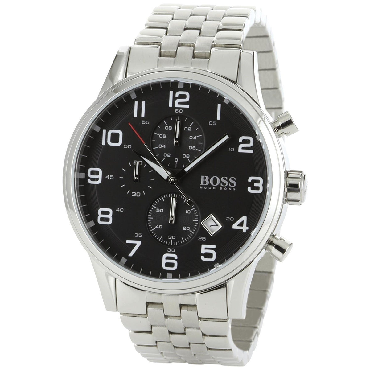 Hugo Boss Men&#39;s 1512446 Black Chronograph Stainless Steel Watch
