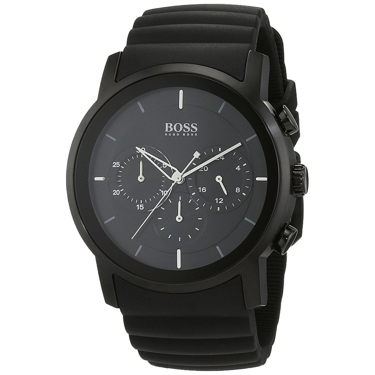 Hugo Boss Men&#39;s 1512639 Black Chronograph Black Rubber Watch