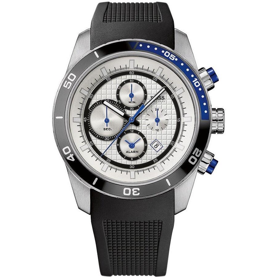 Hugo Boss Men&#39;s 1512660 Black Chronograph Black Rubber Watch