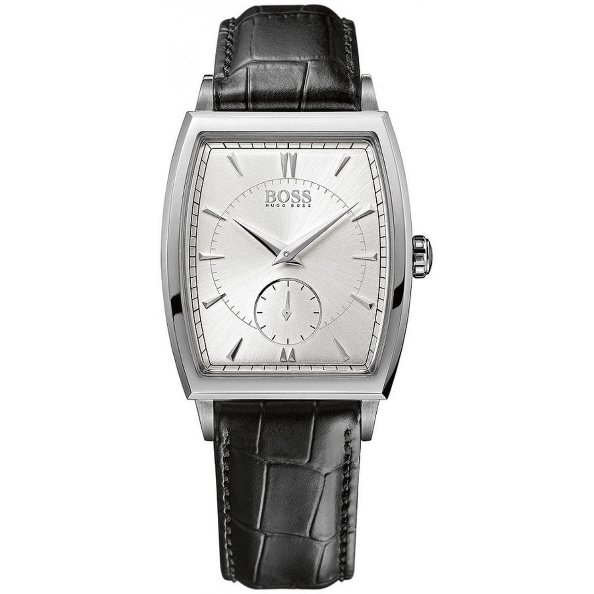 Hugo Boss Men&#39;s 1512844 Novilla Black Leather Watch
