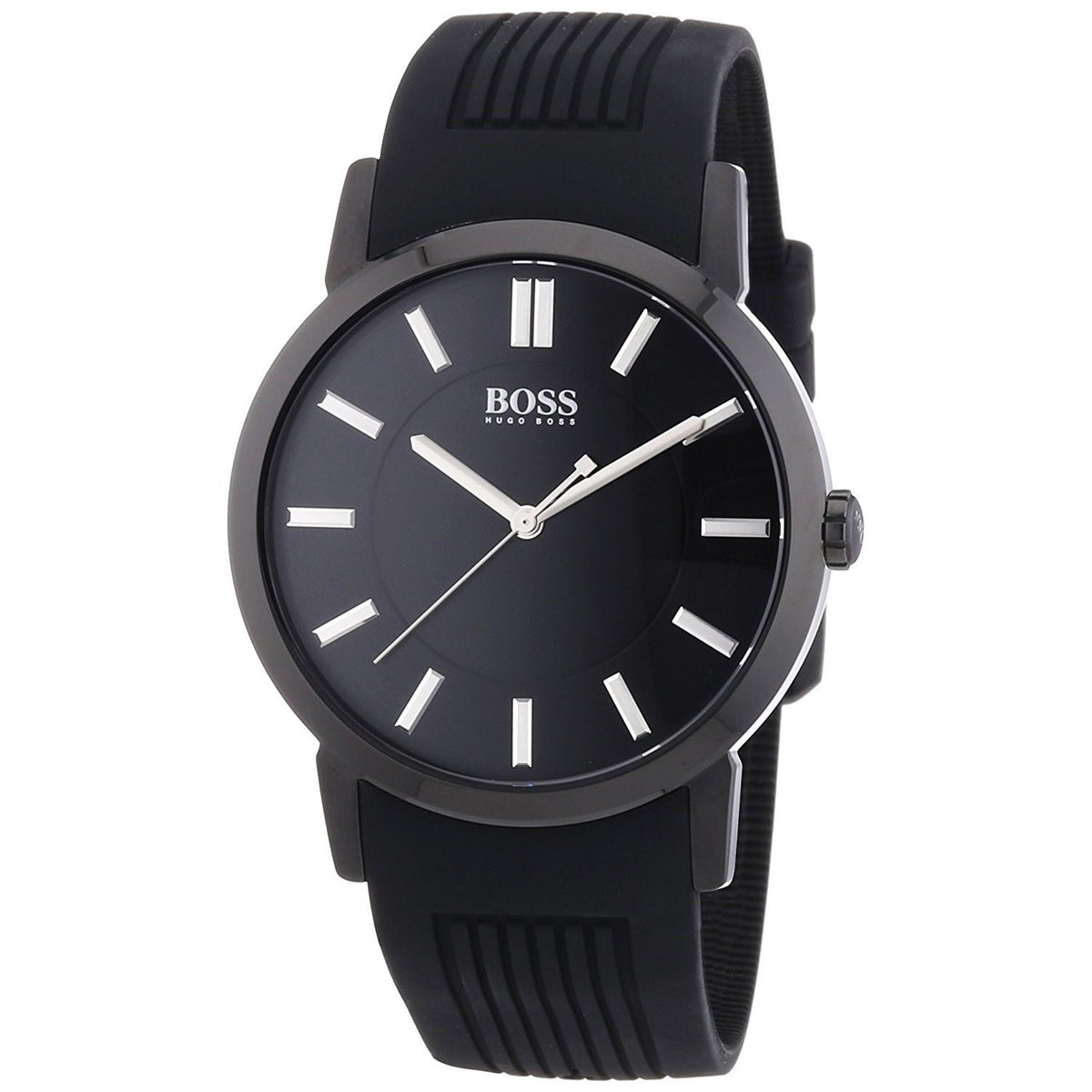 Hugo Boss Men&#39;s 1512954 Orange Black Silicone Watch