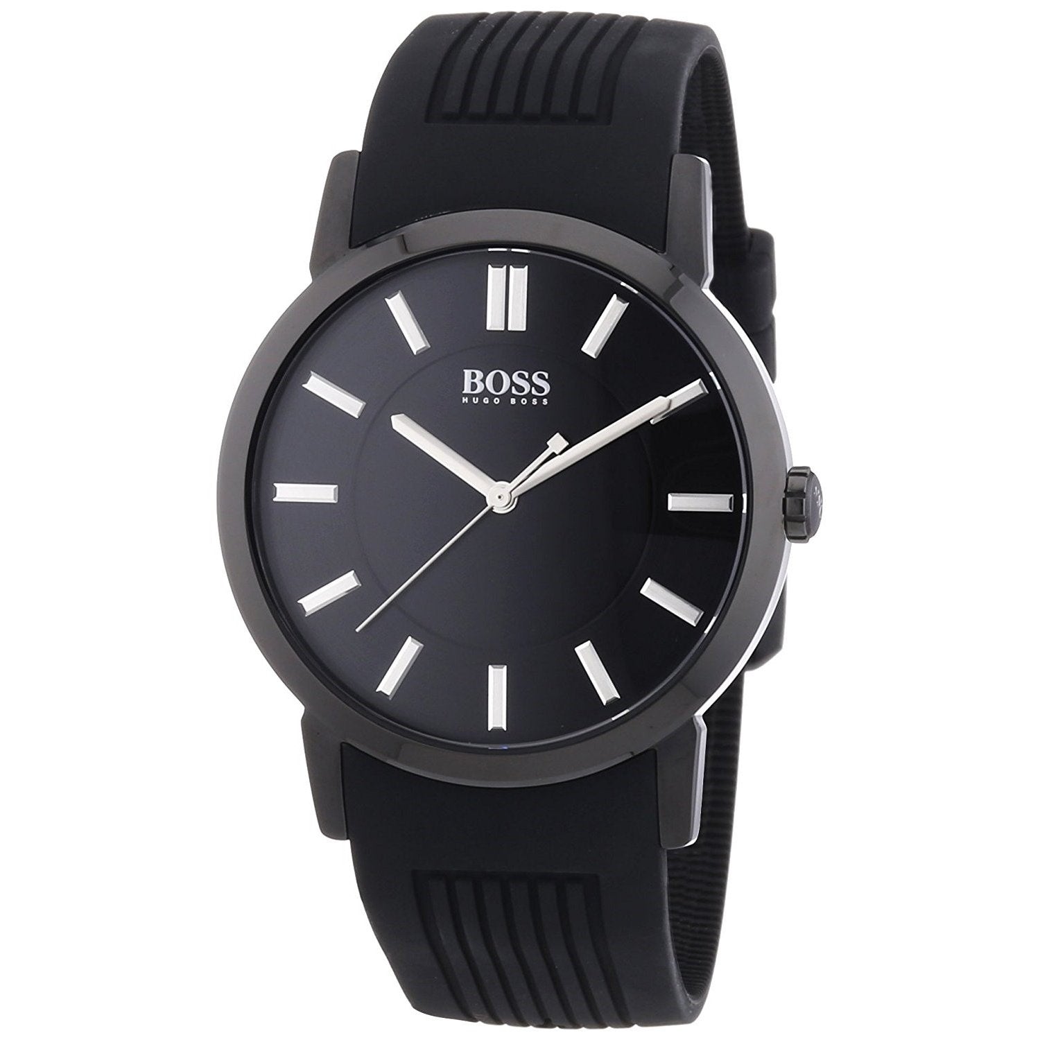 Hugo Boss Men's 1512954 Orange Black Silicone Watch -