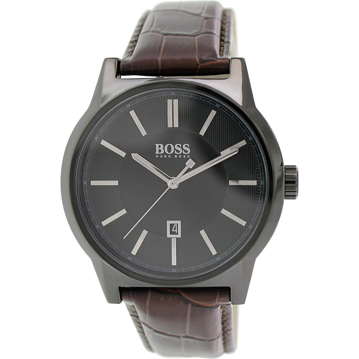 Hugo Boss Men&#39;s 1513071 Architecture Brown Leather Watch