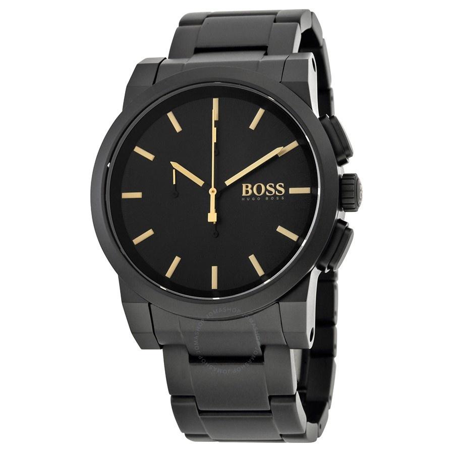 Hugo Boss Men&#39;s 1513276 Blackout Neo Chronograph Black Stainless Steel Watch