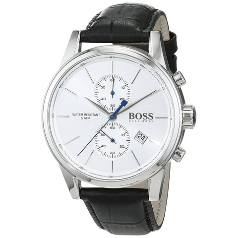 Hugo Boss Men's 1513282 Jet Chronograph Black Leather Watch