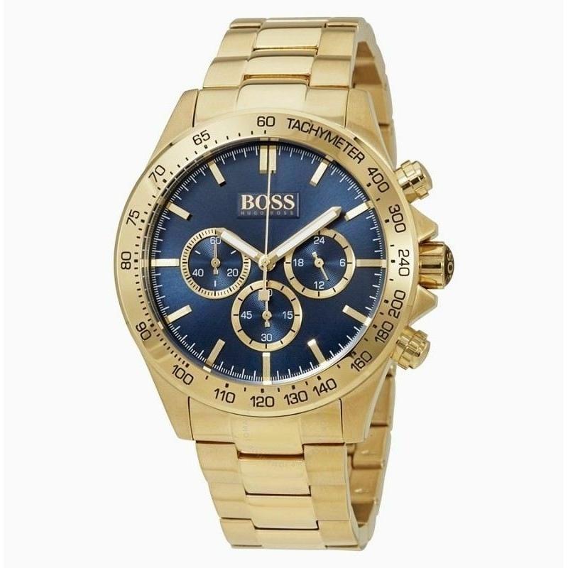 Hugo Boss Men&#39;s 1513340 Ikon Chronograph Gold-Tone Stainless Steel Watch
