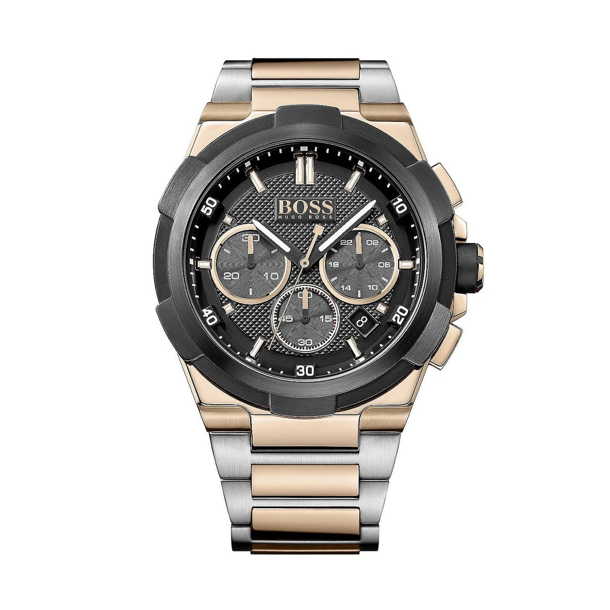 Hugo Boss Men&#39;s 1513358 Supernova Chronograph Two-Tone Stainless Steel Watch