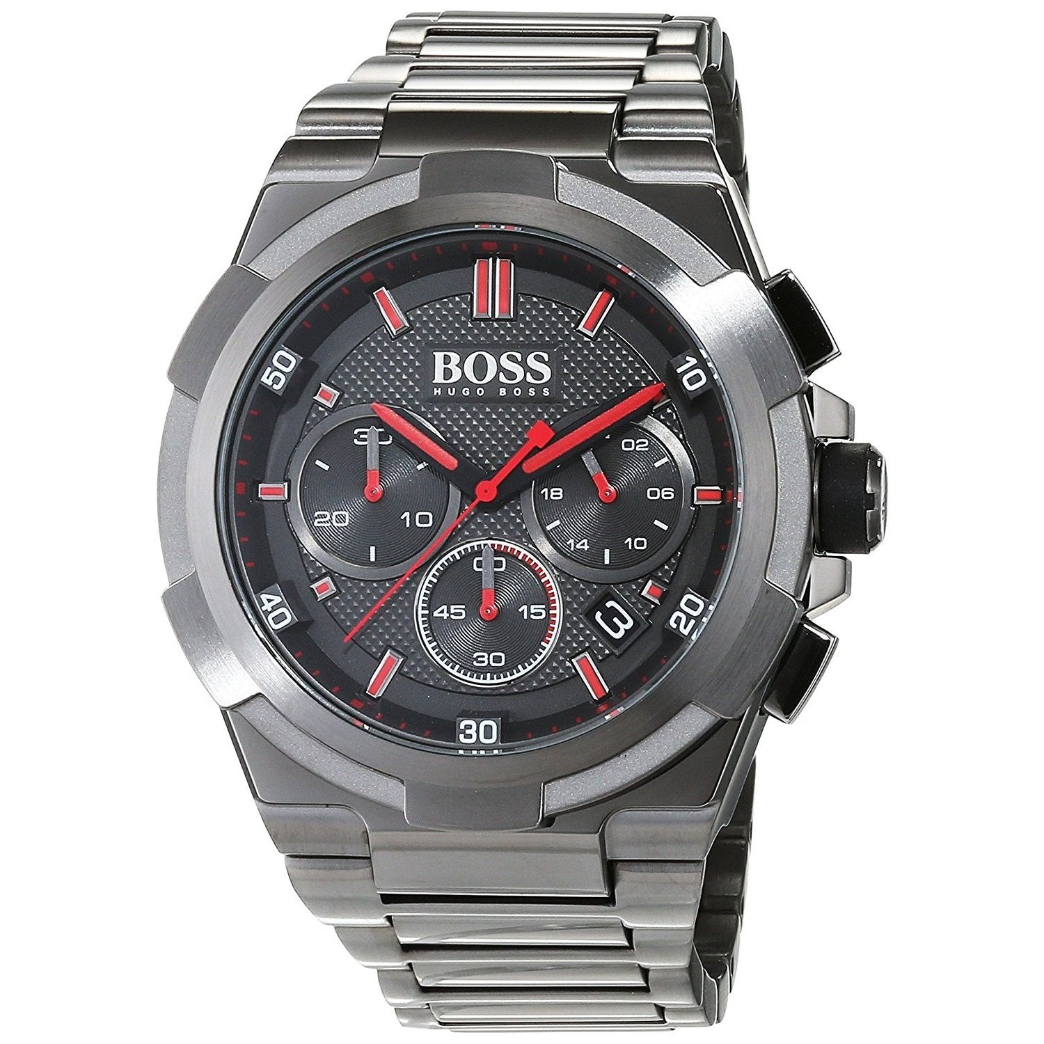 Bezali - Steel Wa Supernova Men\'s 1513361 Stainless Black Chronograph Hugo Boss