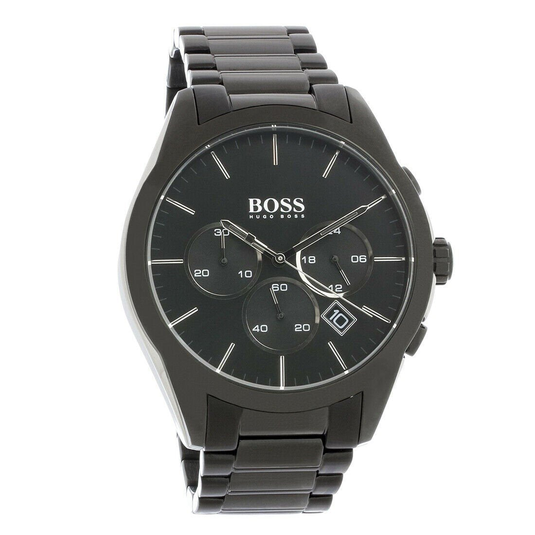 Hugo Boss Men&#39;s 1513365 Onyx Chronograph Black Stainless Steel Watch