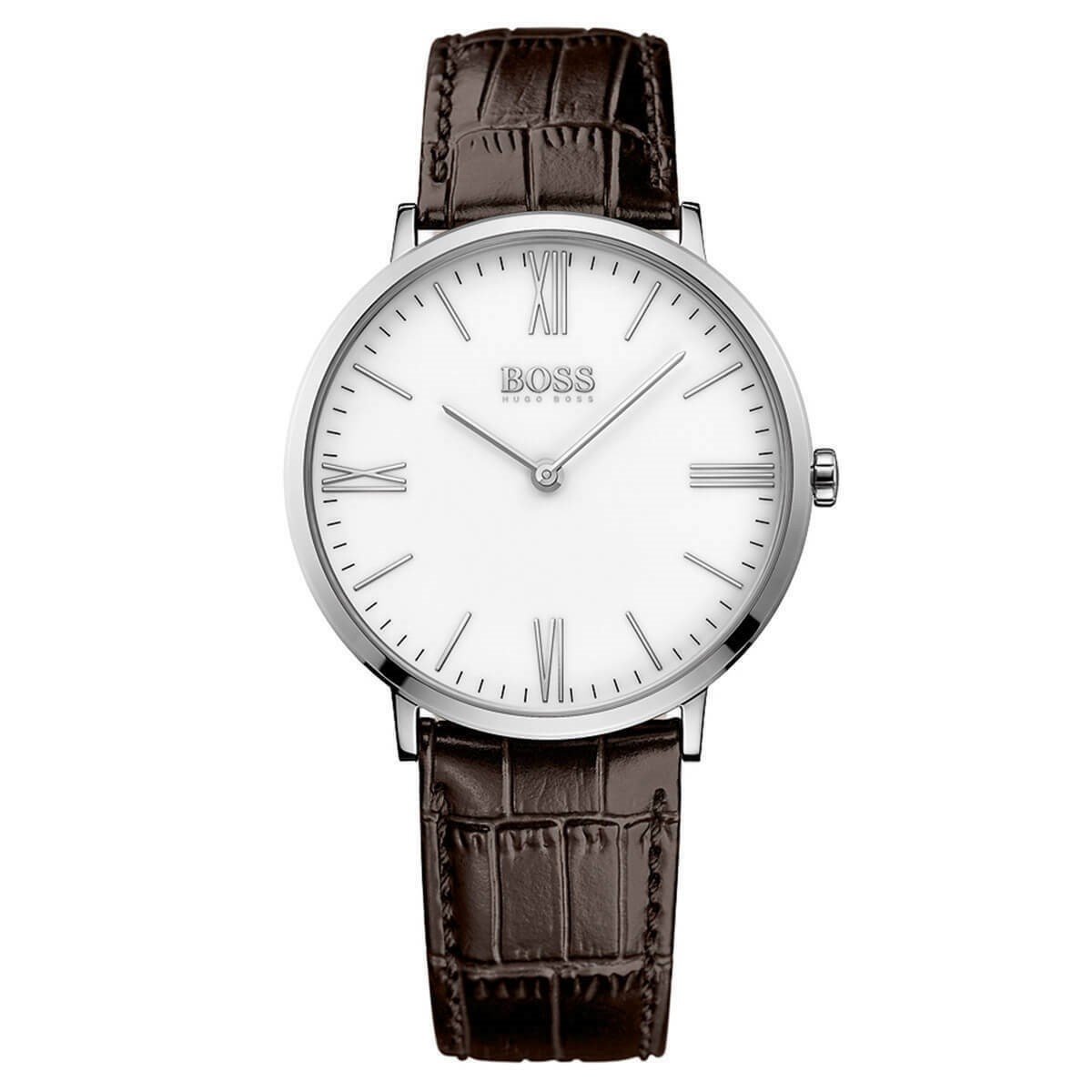 Hugo Boss Men&#39;s 1513373 Jackson Brown Leather Watch