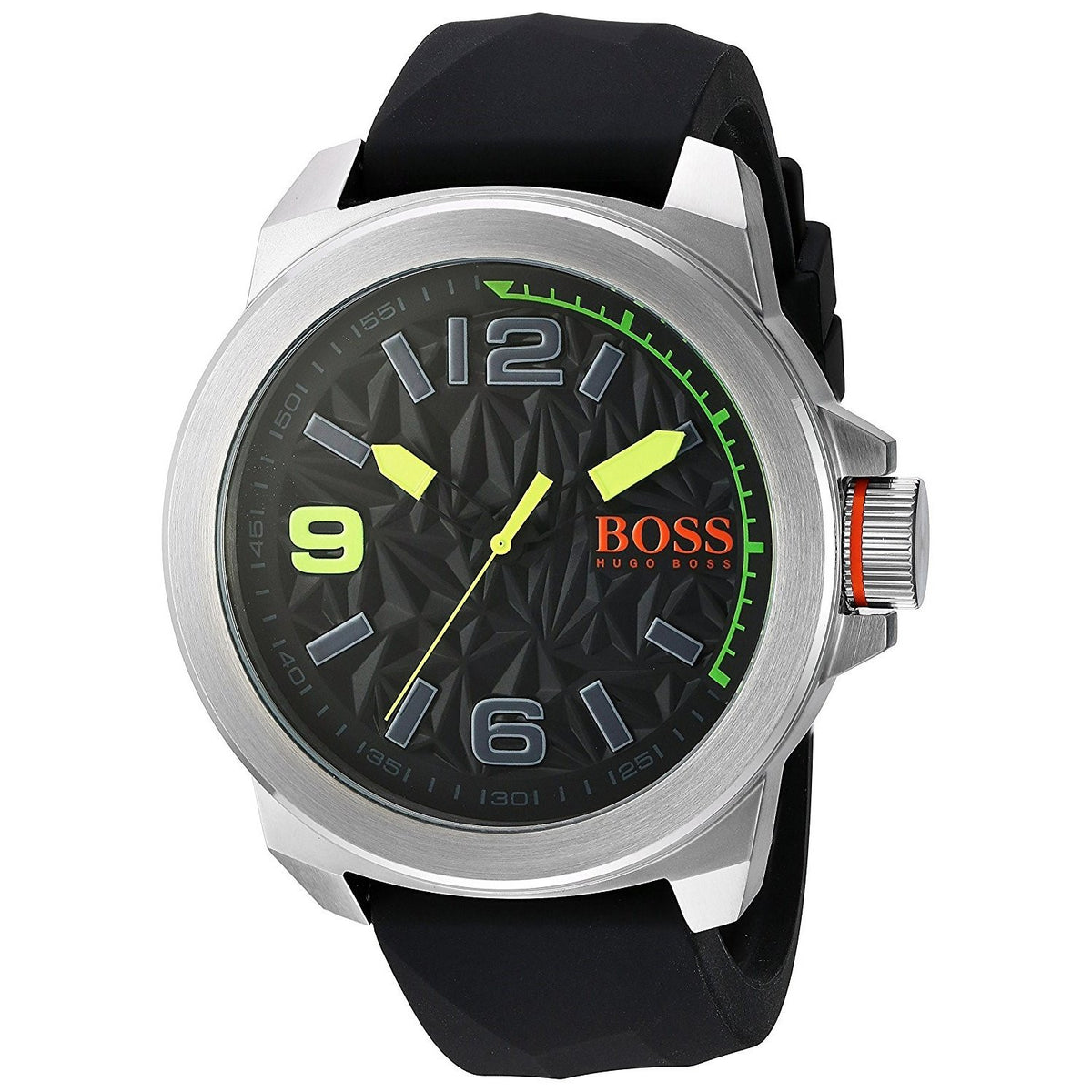 Hugo Boss Men&#39;s 1513375 Classic Black Silicone Watch