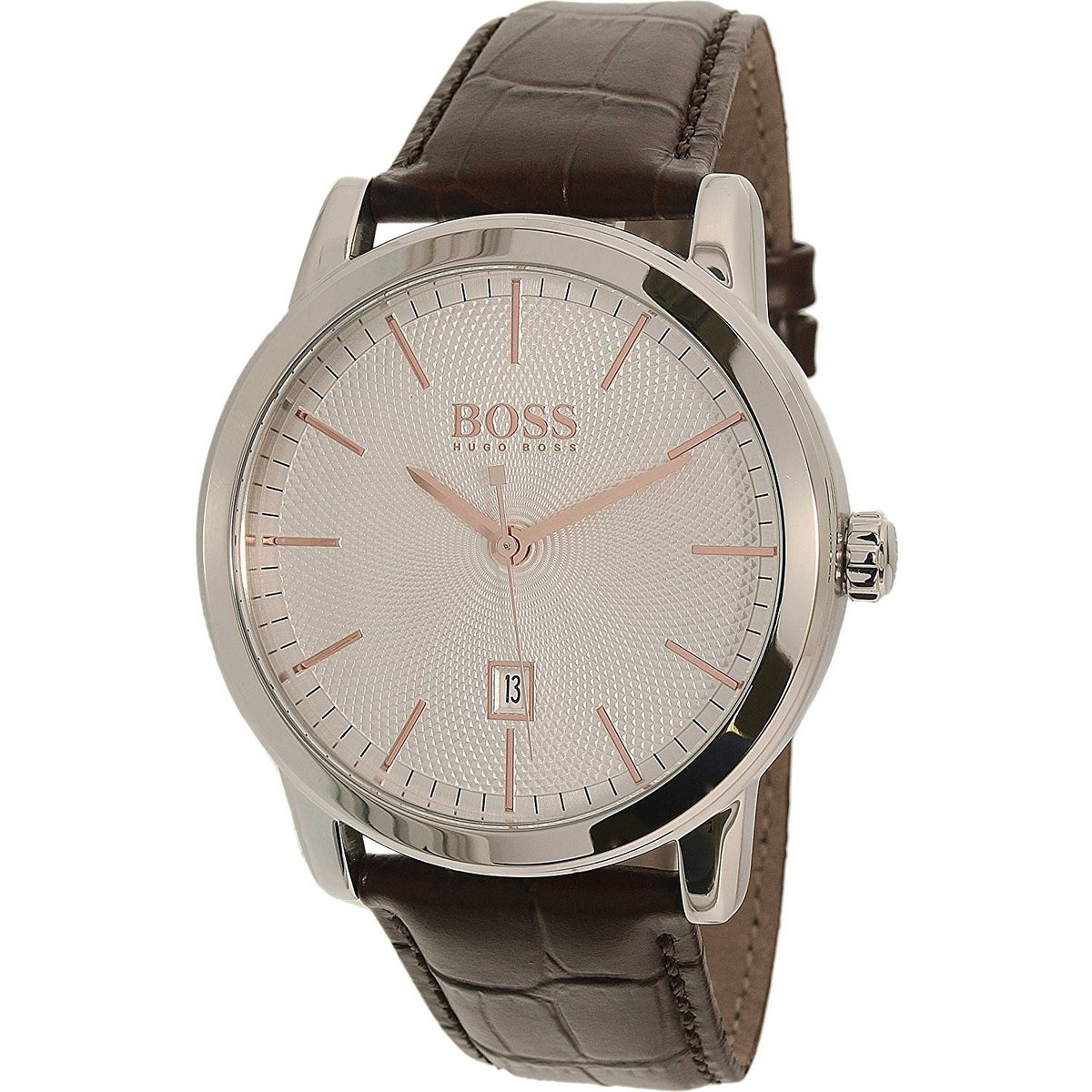 Hugo Boss Men&#39;s 1513399 Classic Brown Leather Watch