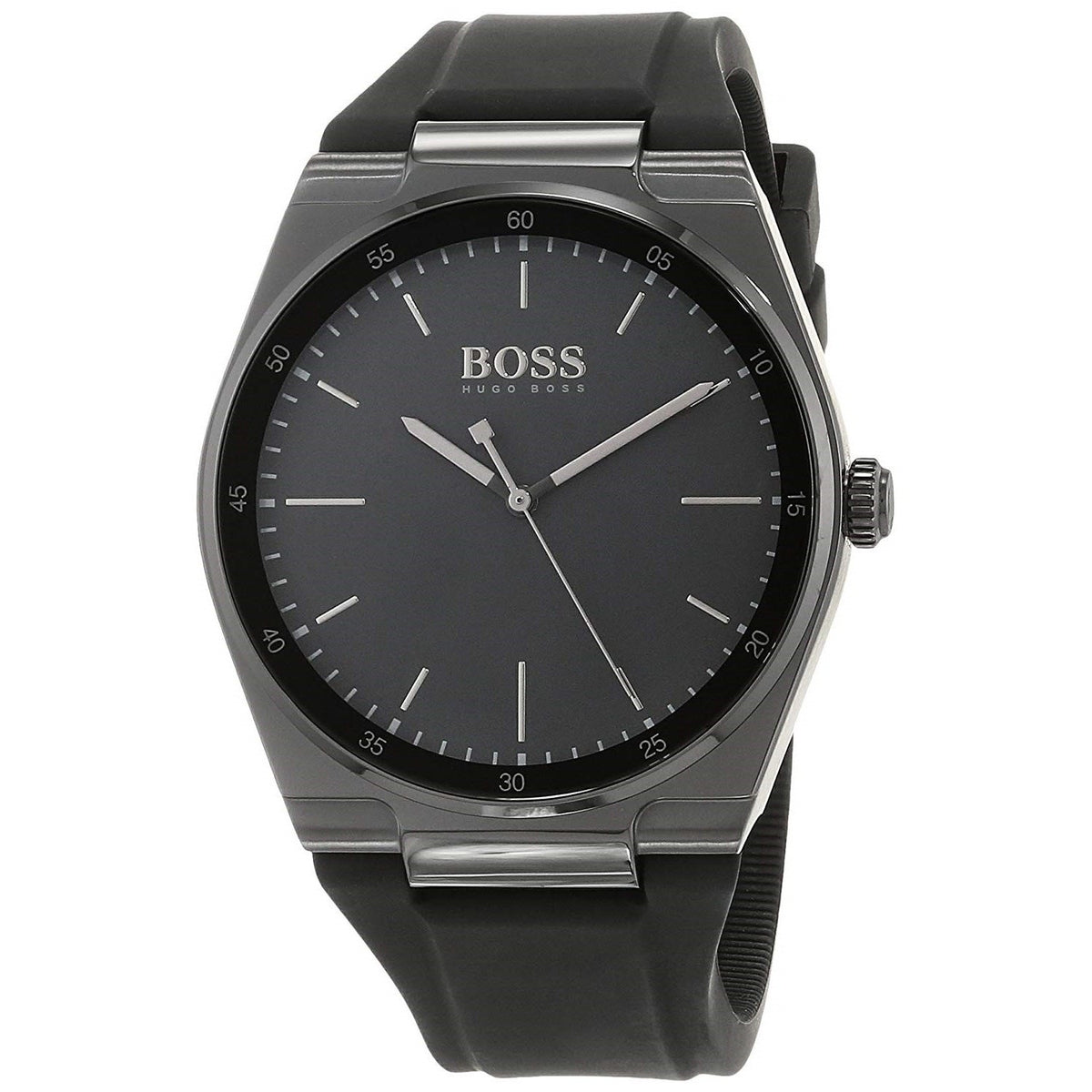 Hugo Boss Men&#39;s 1513565 Magnitude Black Silicone Watch