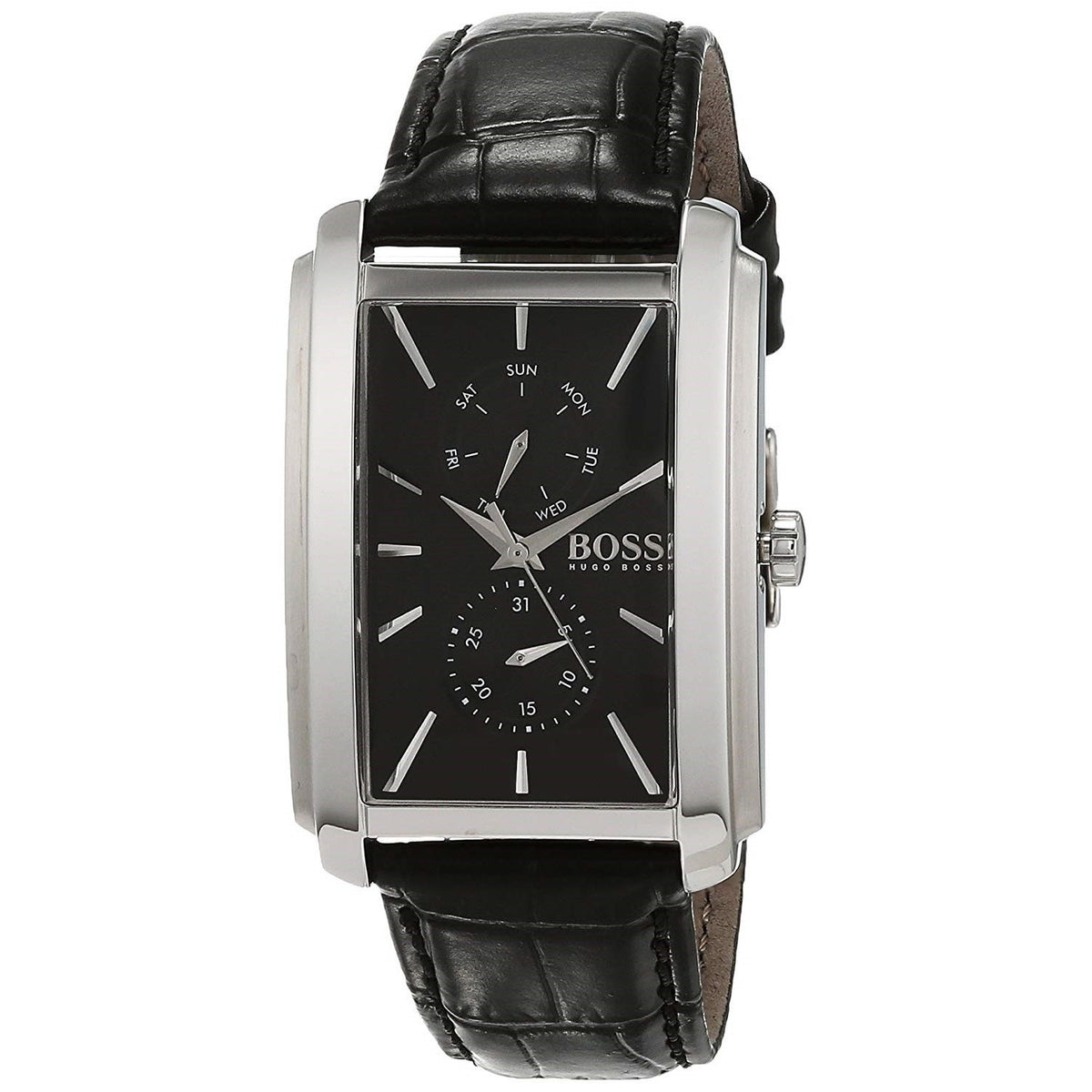 Hugo Boss Men's 1513591 Ambition Black Leather Watch