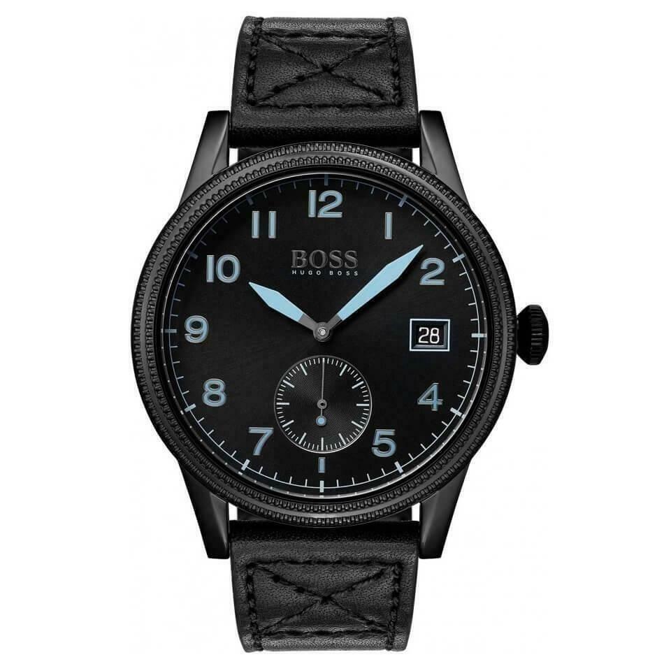 Hugo Boss Men's 1513672 Legacy Black Leather Watch