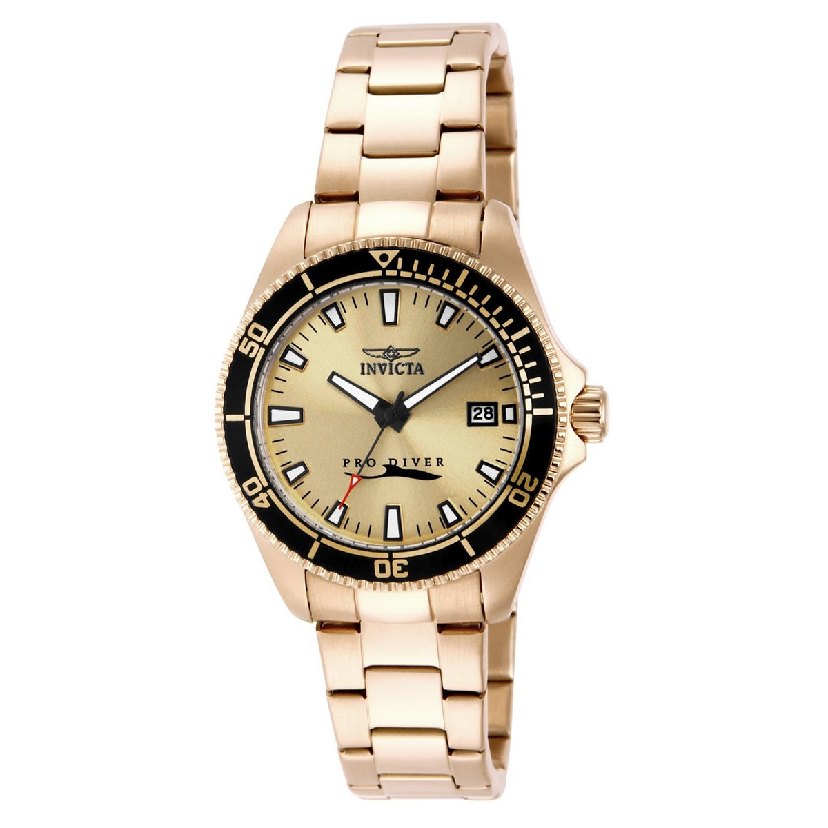 Invicta Women&#39;s 15138 Pro Diver Gold-Tone Stainless Steel Watch