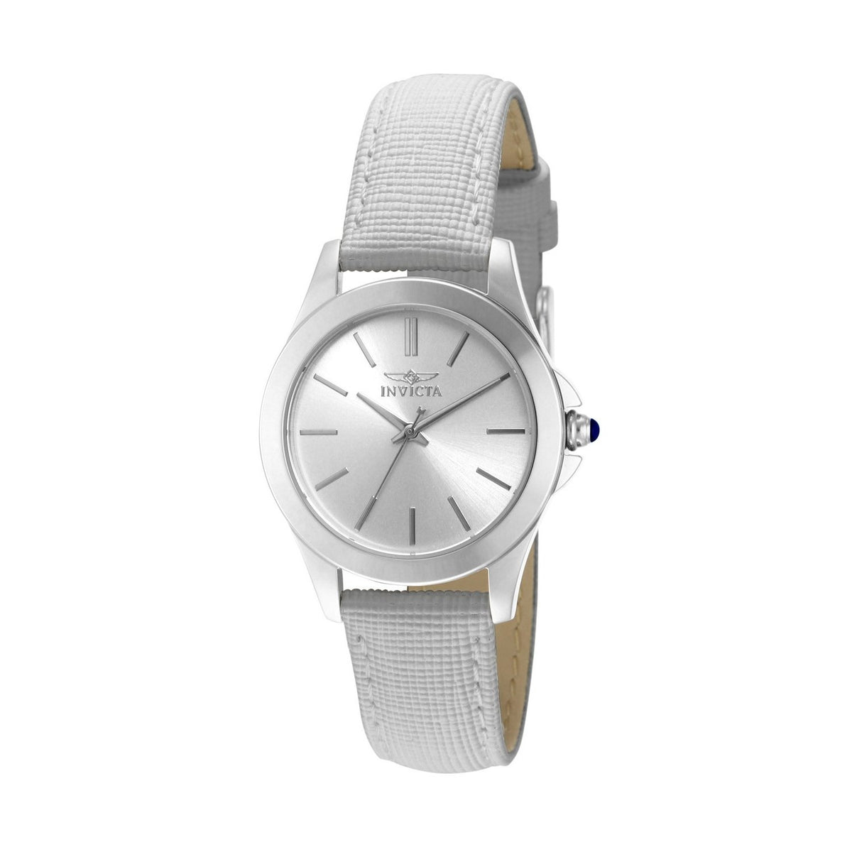 Invicta Women&#39;s 15147 Angel White Leather Watch