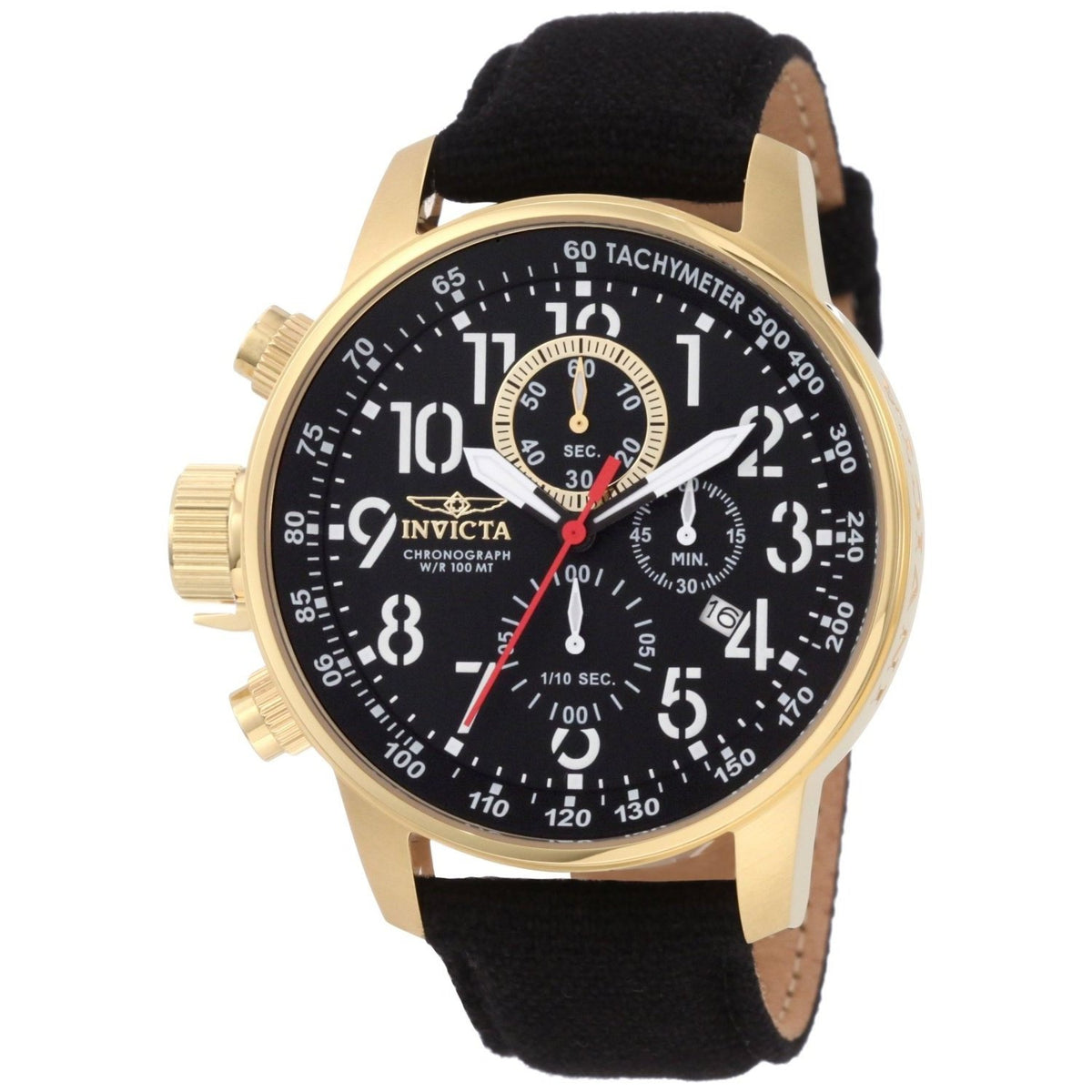Invicta Men&#39;s 1515 I-Force Lefty Black Riffle Watch