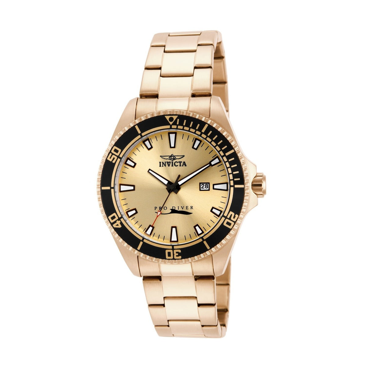 Invicta Men&#39;s 15186 Pro Diver Gold-Tone Stainless Steel Watch