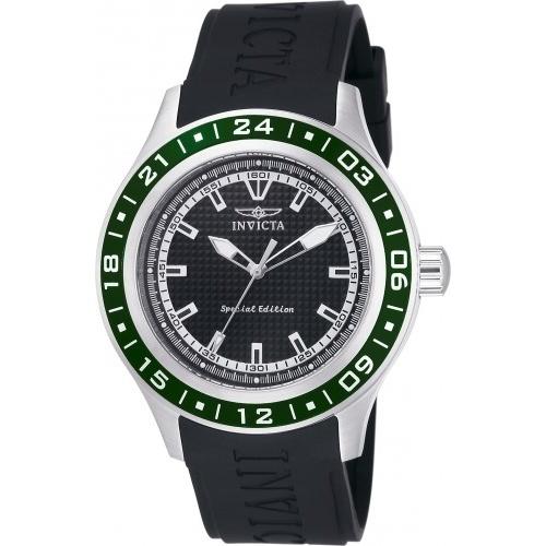 Invicta Men&#39;s 15226 Specialty Black Polyurethane Watch