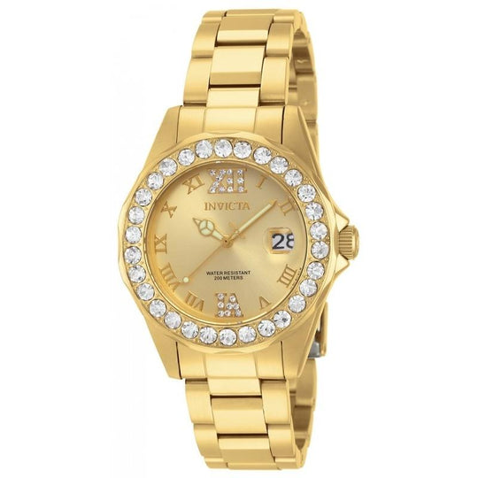 Invicta Women's 15252 Pro Diver Gold-Tone Stainless Steel Watch
