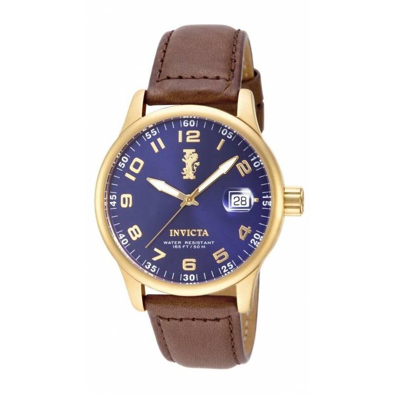 Invicta Men&#39;s 15255 I-Force Brown Leather Watch