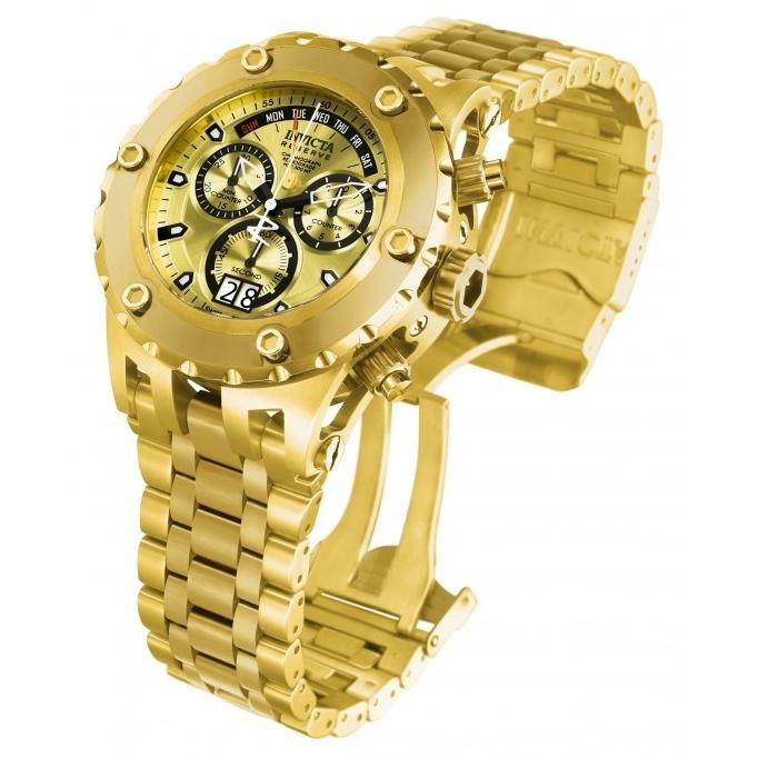 Invicta Men&#39;s 1568 Subaqua Reserve Chronograph Gold-Tone Stainless Steel Watch