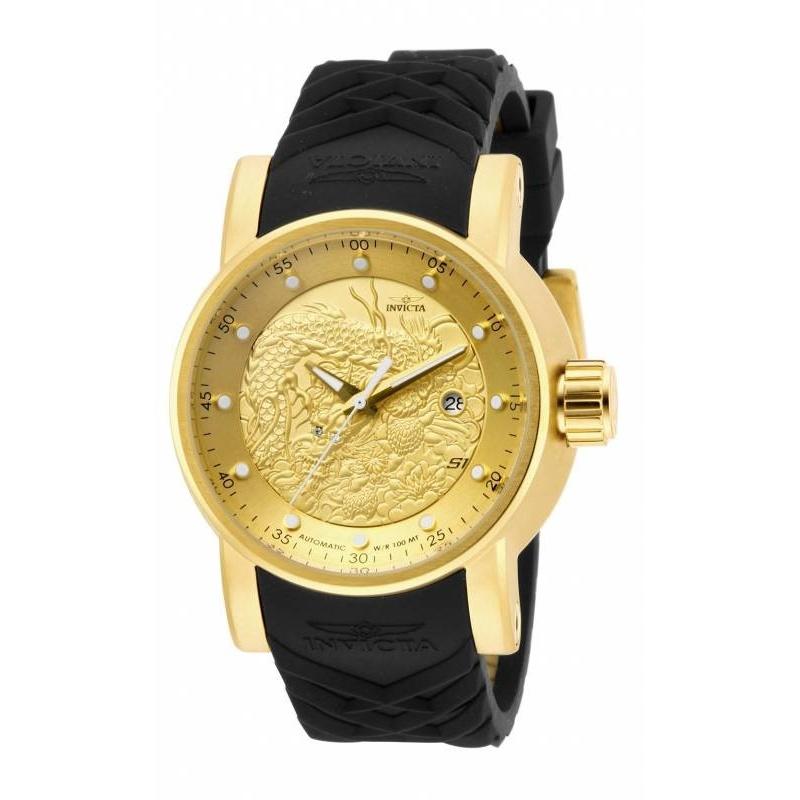 Invicta Men's 15863 S1 Rally Automatic Black Polyurethane Watch