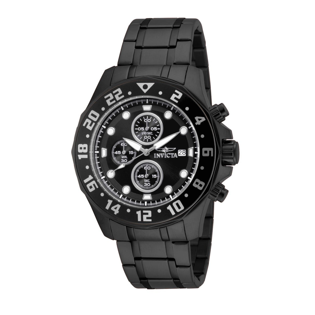 Invicta Men&#39;s 15945 Specialty Black Stainless Steel Watch