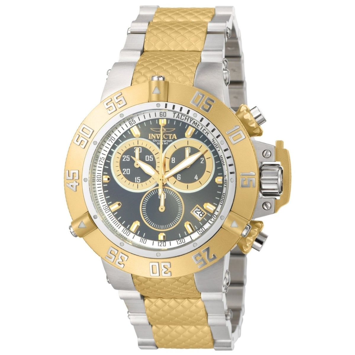 Invicta Men&#39;s 15948 Subaqua Chronograph  Gold-Tone and Silver Stainless Steel Watch