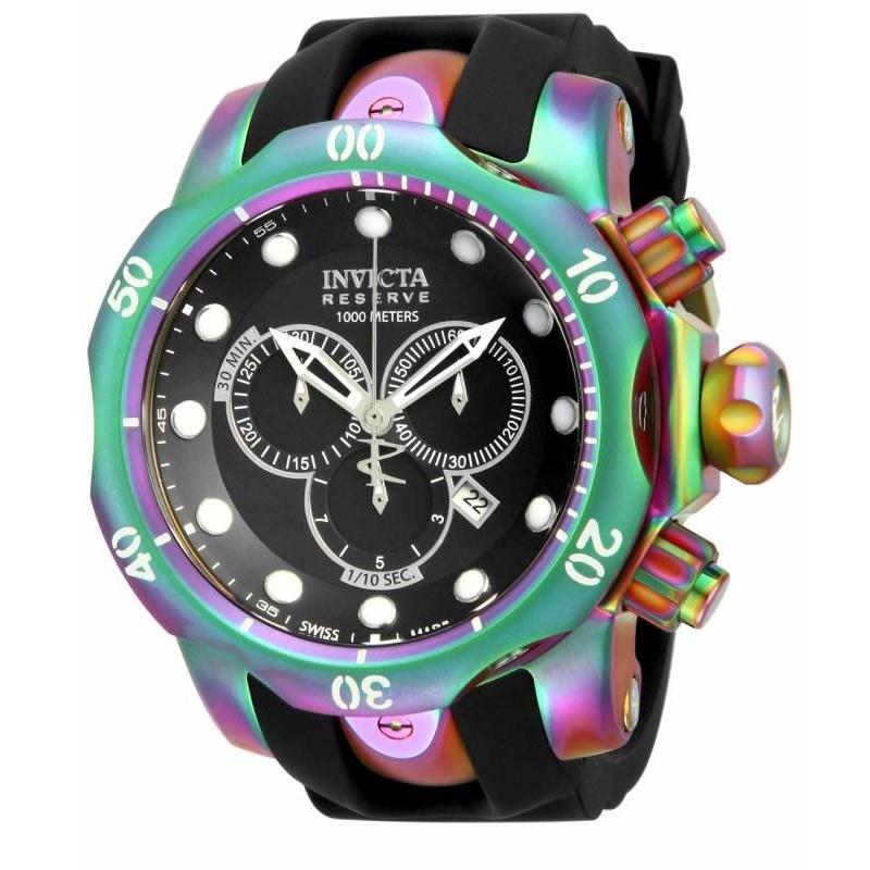 Invicta Men's 15984 Venom Chronograph Black Polyurethane Watch