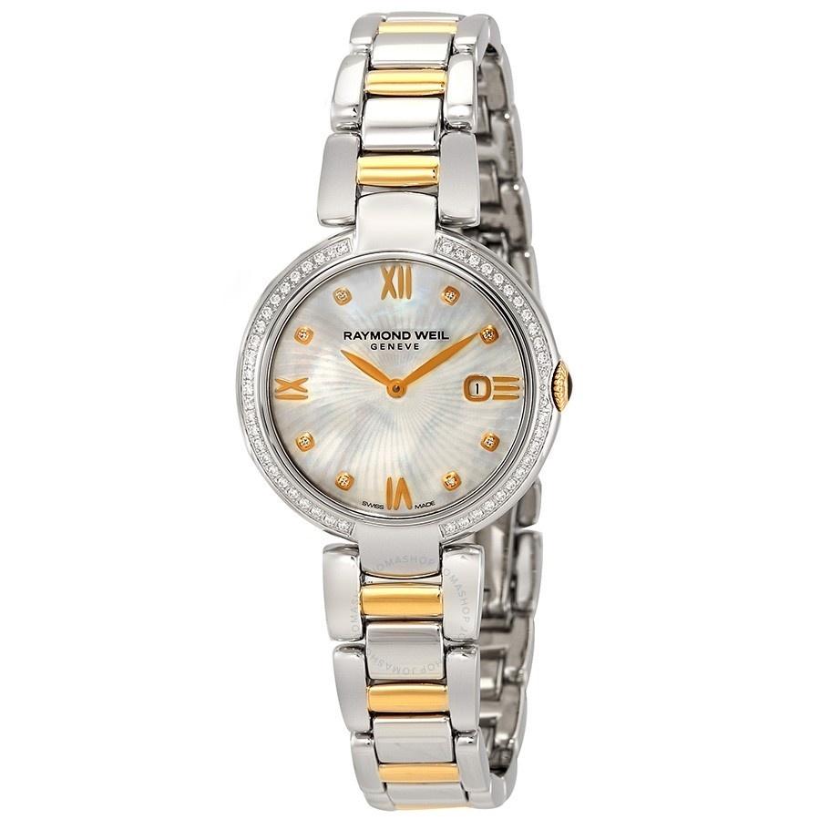 Raymond Weil Women&#39;s 1600-SPS-00995 Shine Diamond Two-Tone Stainless Steel Watch