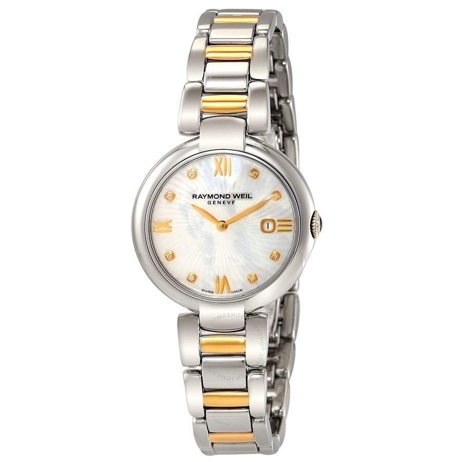Raymond Weil Women&#39;s 1600-STP-00995 Shine Diamond Two-Tone Stainless Steel Watch