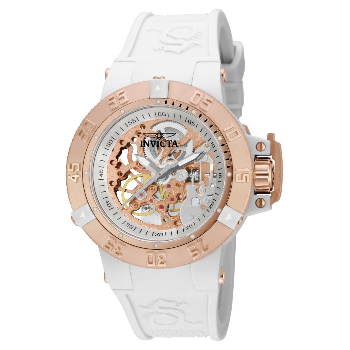 Invicta Women's 16096 Subaqua Noma III Mechanical White Silicone Watch