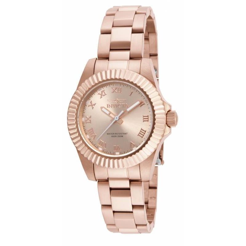 Invicta Women's 16763 Pro Diver Rose-Tone Stainless Steel Watch