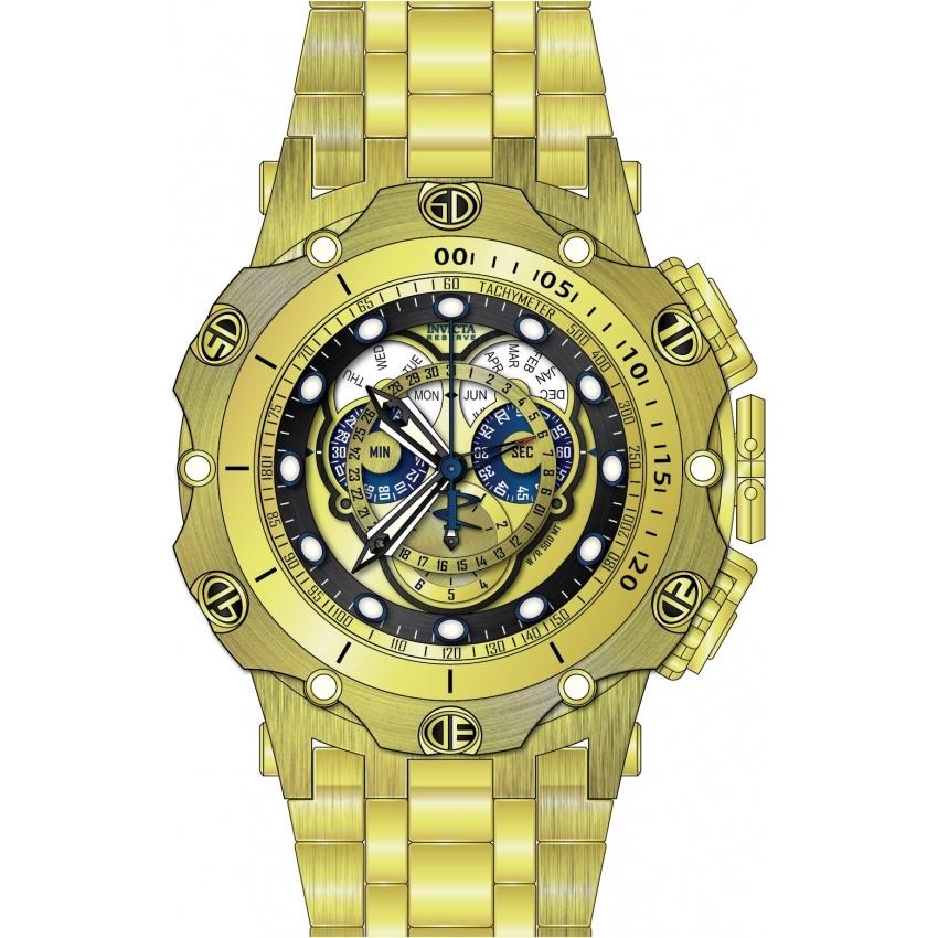 Invicta Men&#39;s 16804 Reserve Venom Chronograph Gold-Tone Stainless Steel Watch