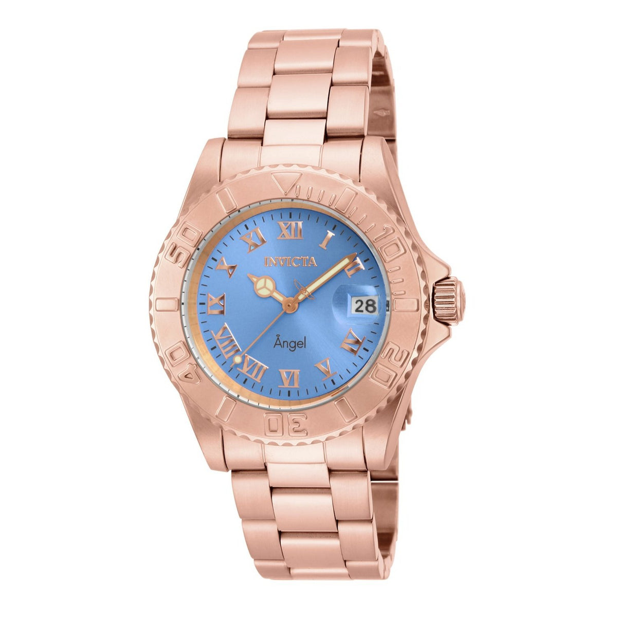 Invicta Women's 16853 Angel Rose-Tone Stainless Steel Watch