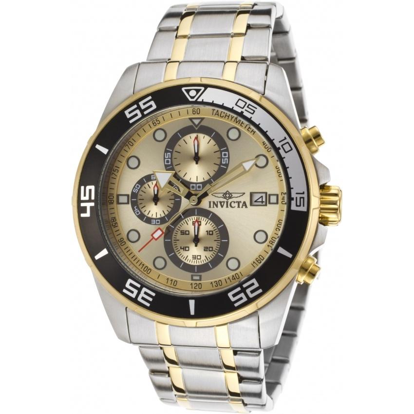 Invicta Men's 17014 Specialty Gold-Tone and Silver Stainless Steel Watch