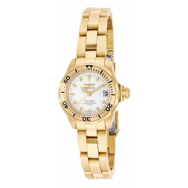 Invicta Women&#39;s 17037 Pro Diver Gold-Tone Stainless Steel Watch