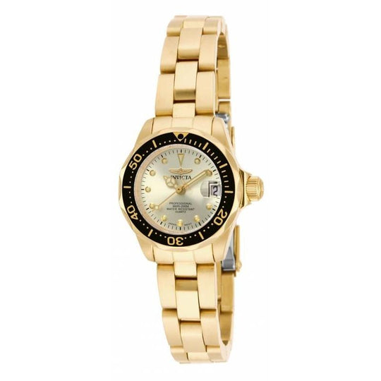 Invicta Women's 17038 Pro Diver Gold-Tone Stainless Steel Watch