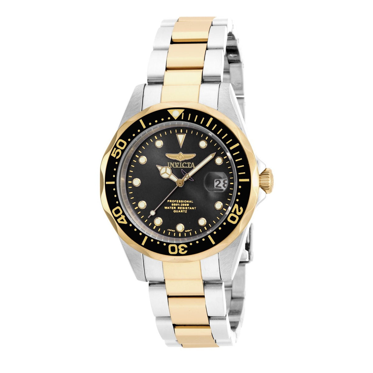 Invicta Men&#39;s 17049 Pro Diver Gold-tone and Silver Stainless Steel Watch