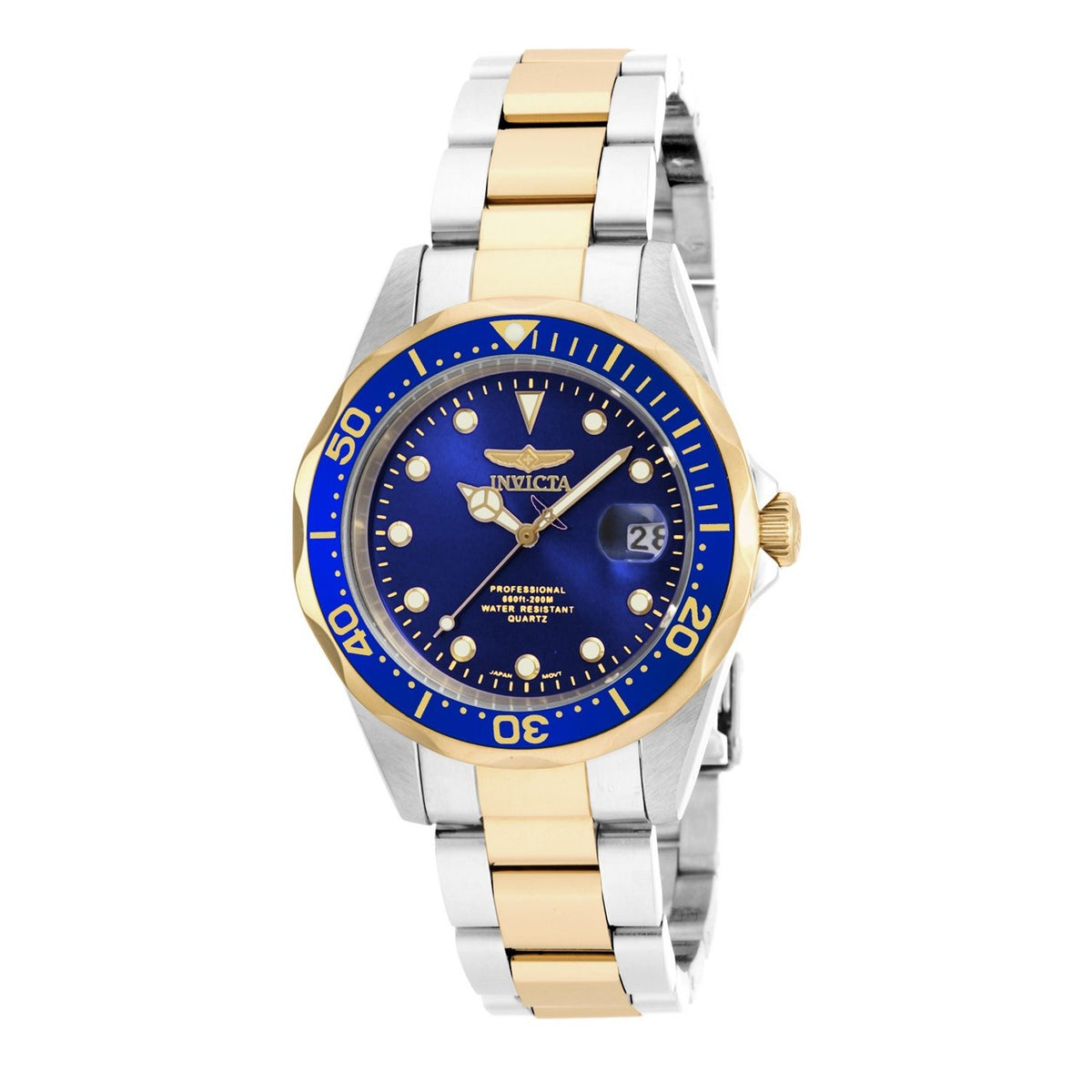Invicta Men's 17050 Pro Diver Gold-Tone and Silver Stainless Steel Watch