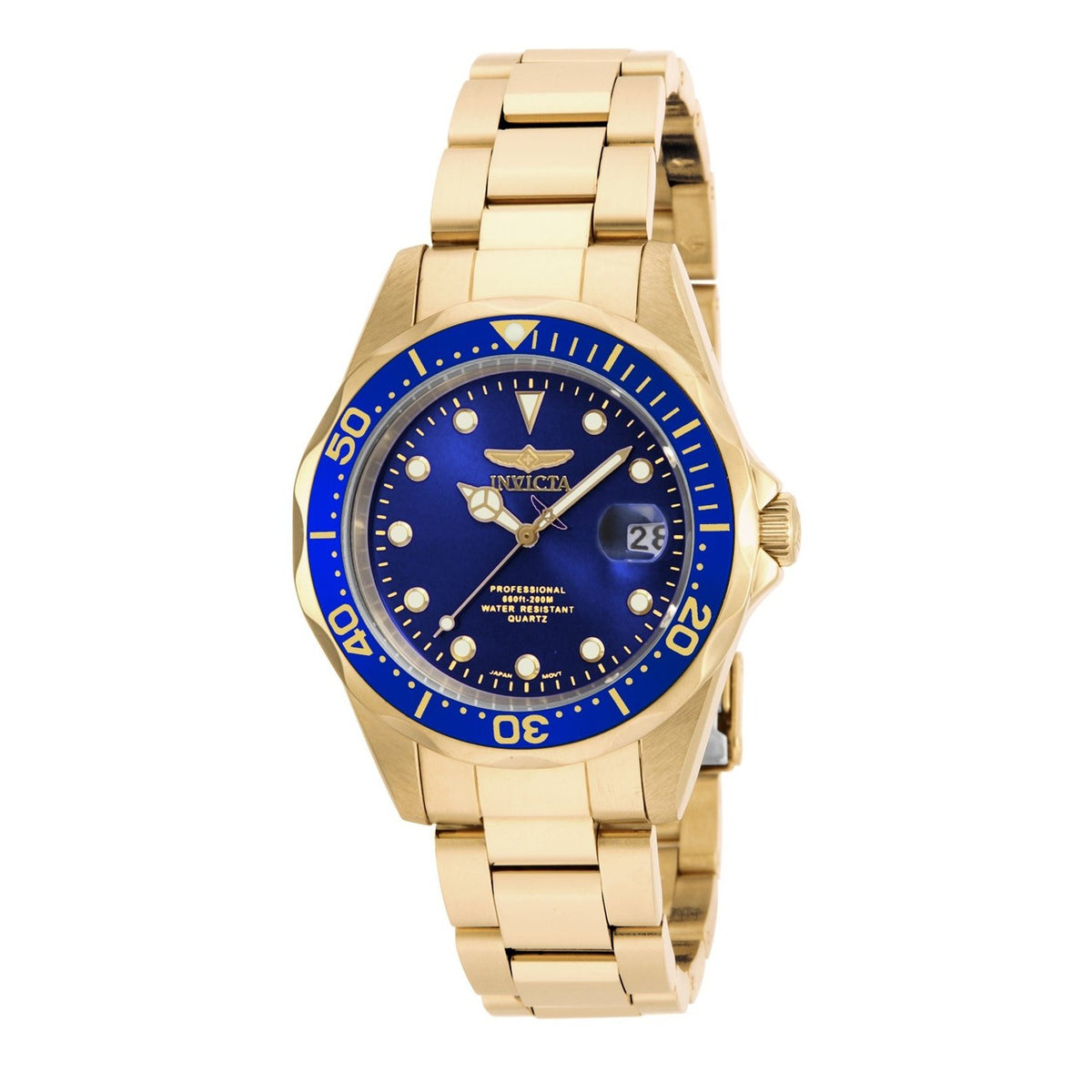 Invicta Men&#39;s 17052 Pro Diver Gold-Tone Stainless Steel Watch