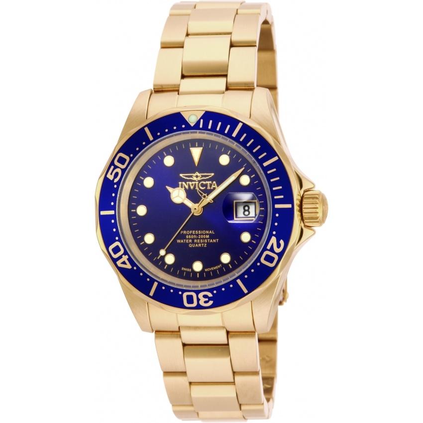 Invicta Men's 17058 Pro Diver Gold-Tone Stainless Steel Watch