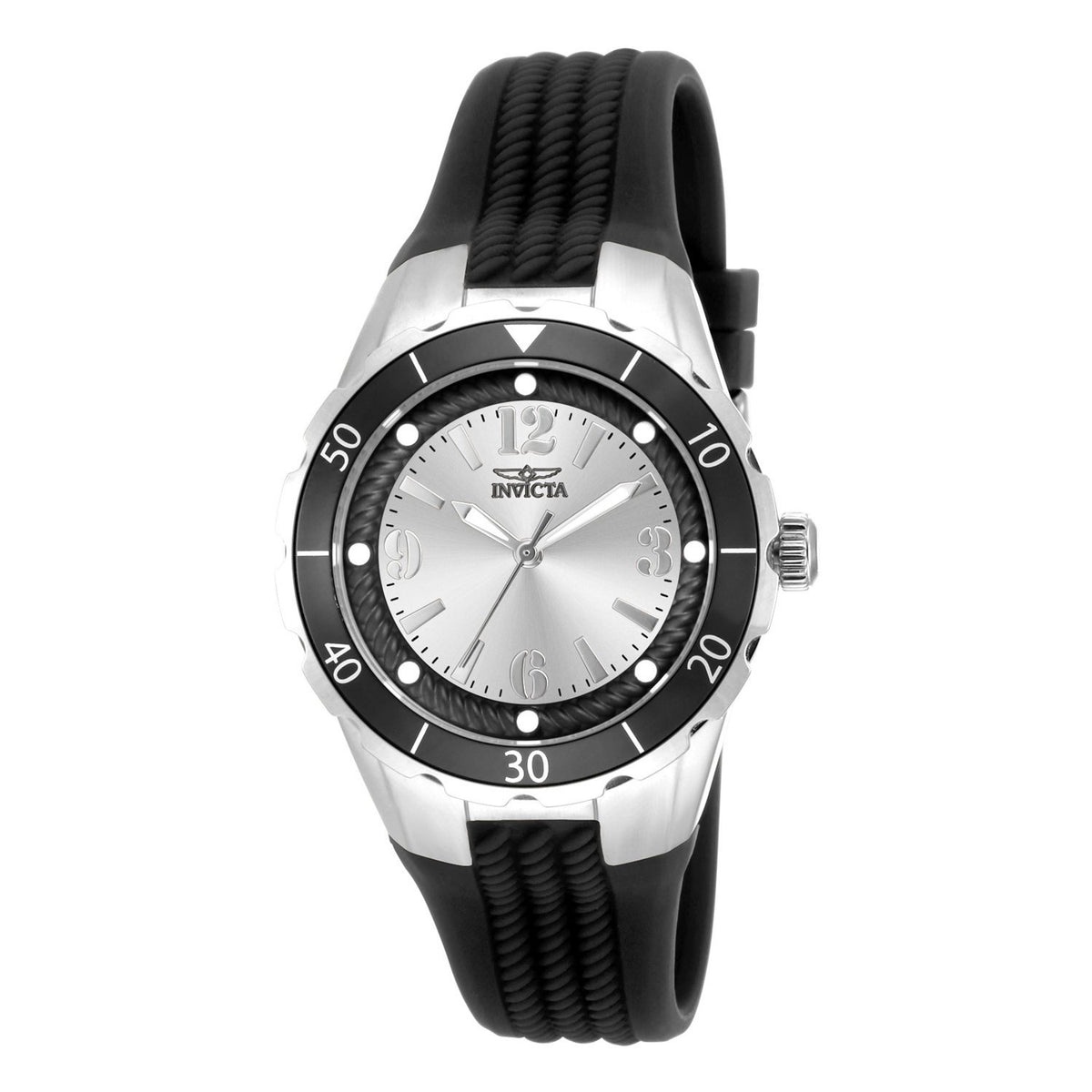 Invicta Women's 17482 Angel Black Polyurethane Watch