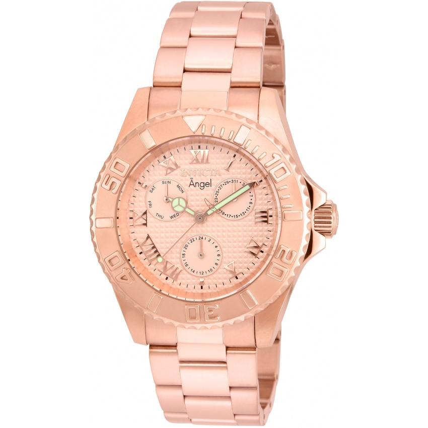 Invicta Women's 17525 Angel Rose-tone Stainless Steel Watch