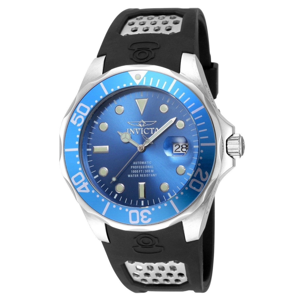 Invicta Men's 17575 Pro Diver Automatic Black Polyurethane Watch