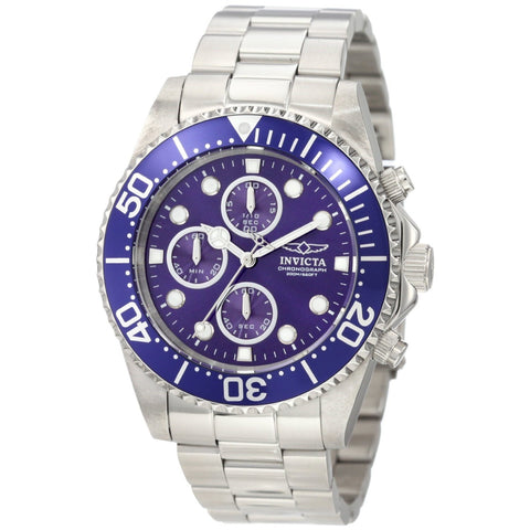 Invicta Men's 1769 Pro Diver Chronograph  Stainless Steel Watch